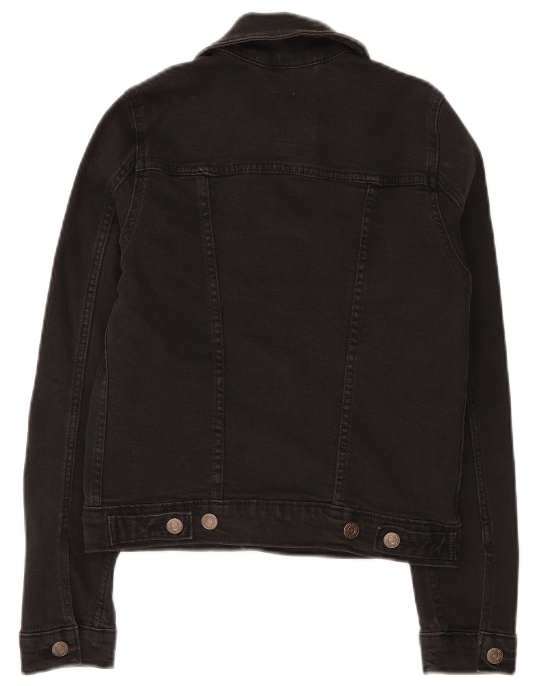 Damska kurtka dżinsowa Levi's Crop UK 2 2XS, czarna bawełna