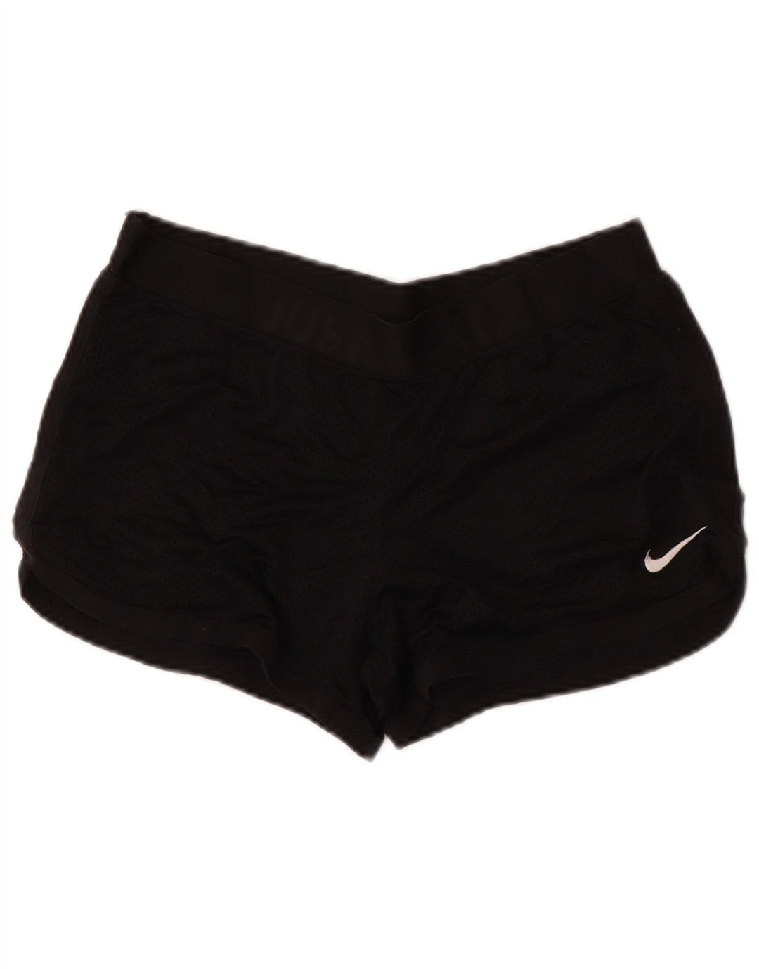 Damskie spodenki sportowe NIKE Dri Fit Graphic UK 14, średni czarny poliester