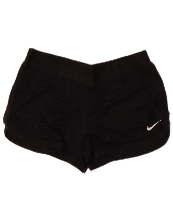 Damskie spodenki sportowe NIKE Dri Fit Graphic UK 14, średni czarny poliester