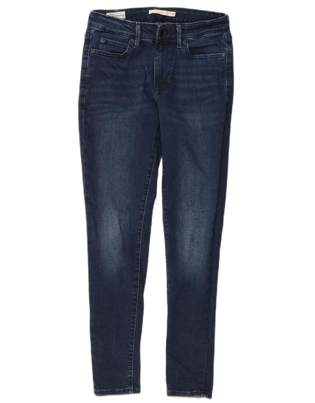 Damskie jeansy Levi's 711 Skinny W26 L28 Granatowa bawełna