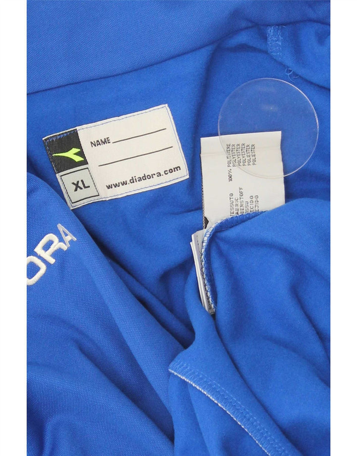 Męski dres z zamkiem błyskawicznym Diadora Top XL Niebieski poliester