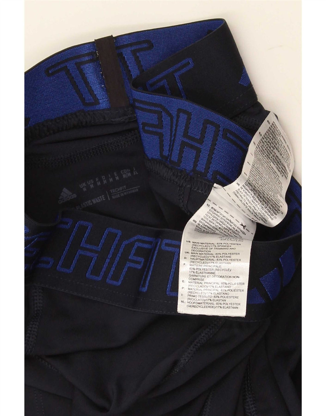 Damskie legginsy Adidas Aeroready UK 12, średni granatowy poliester