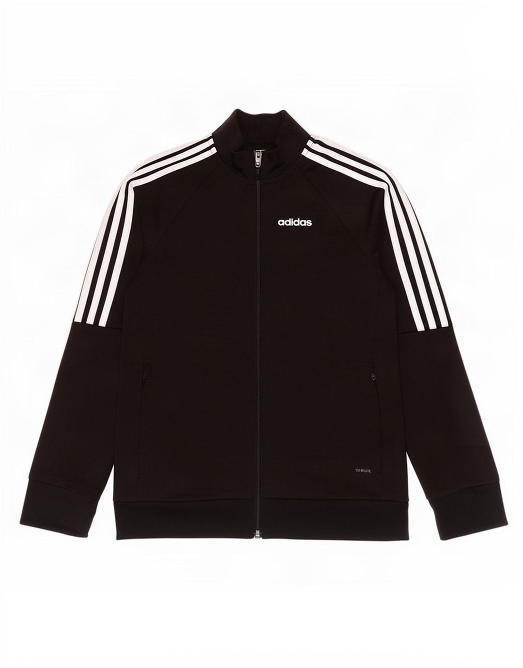 Adidas Chłopięca Kurtka Dresowa Climalite Climalite 9-10 Lat Czarny Poliester