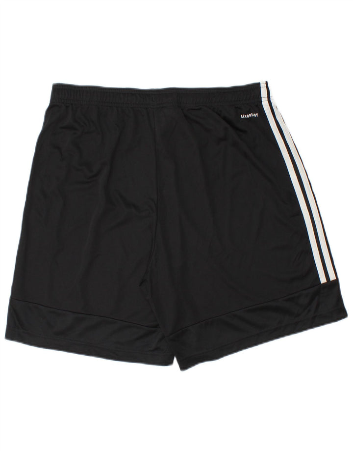 Męskie spodenki sportowe Adidas Aeroready, duże, czarne, poliestrowe