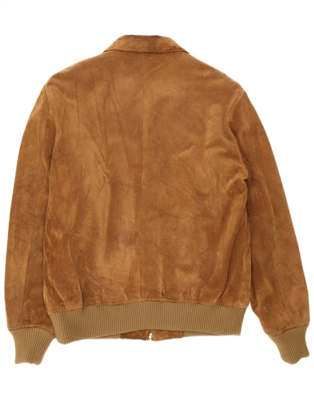 Zamszowa kurtka bomberka męska Sisley UK 36 Small Brown