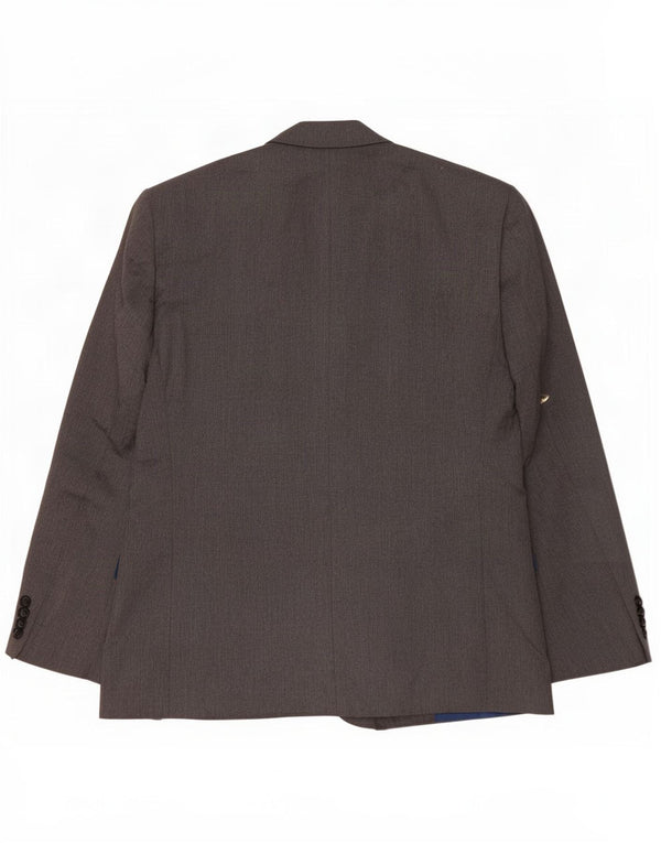 Marks & Spencer Męska krótka marynarka zapinana na 2 guziki UK 44 XL Szara Poliester