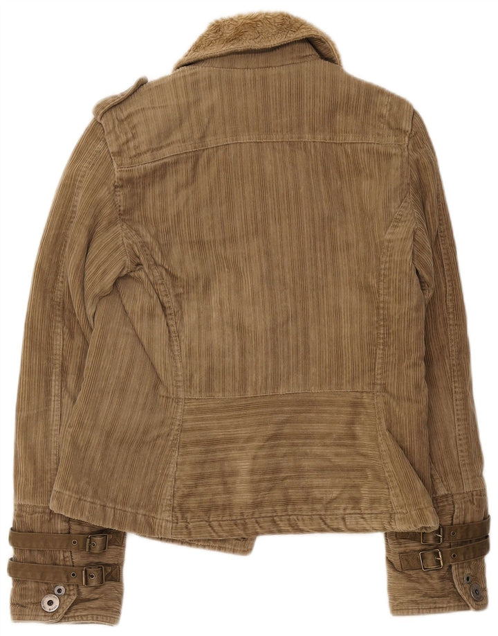 Damska sztruksowa kurtka wojskowa Diesel UK 12 Medium Khaki