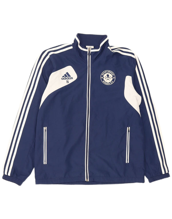 Adidas Męska bluza dresowa Top Jacket UK 40/42 Średni granatowy kolor blokowy