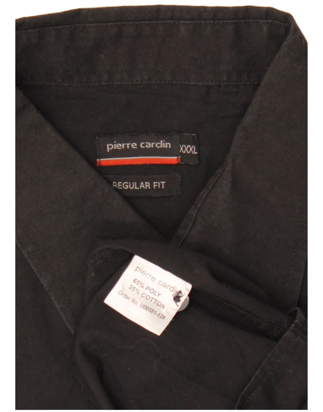 Męska koszula z krótkim rękawem Pierre Cardin o regularnym kroju, 3XL, czarny poliester