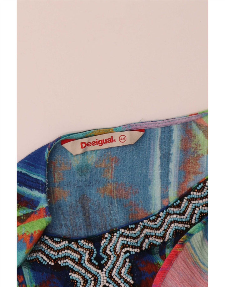 Damska sukienka namiotowa Desigual w abstrakcyjny wzór EU 44 XL, wielokolorowa