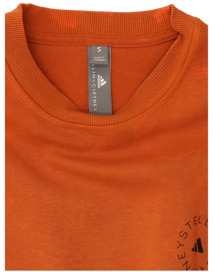 Koszulka męska Adidas o luźnym kroju, mała, pomarańczowa