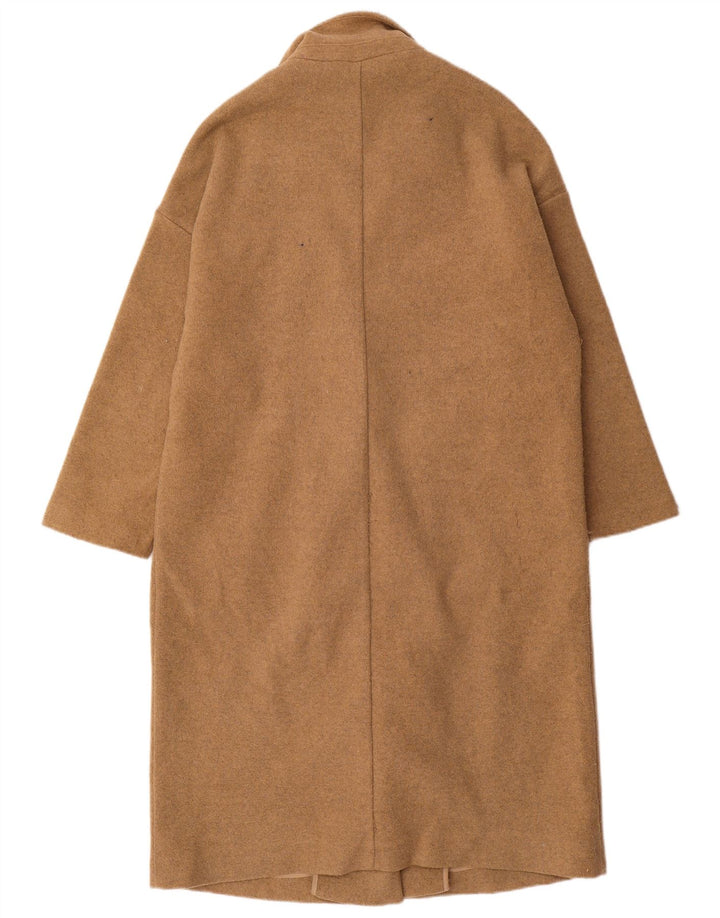 Damski płaszcz oversize Zara UK 10 Small Beżowy poliester