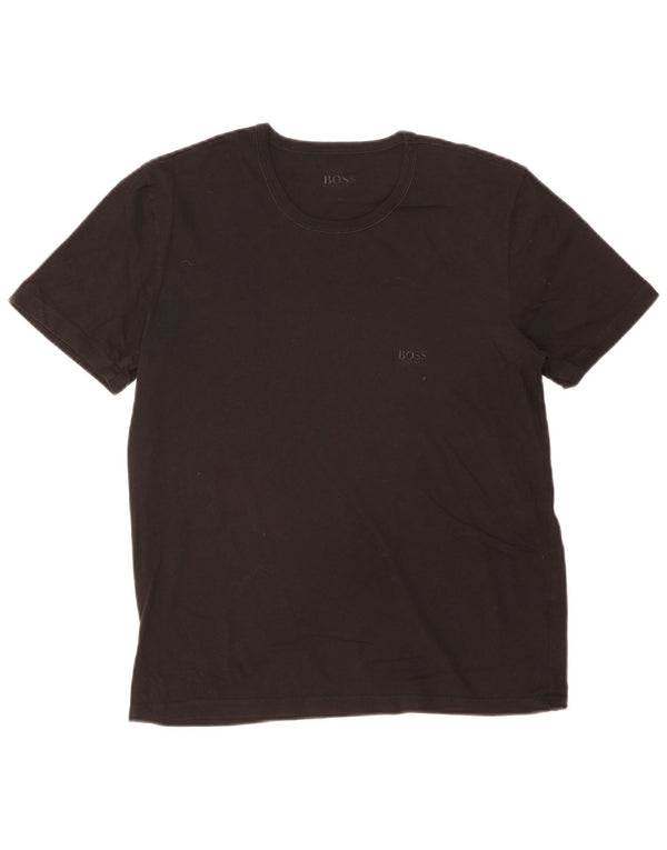 T-shirt damski Hugo Boss Top UK 12 Średni Czarny