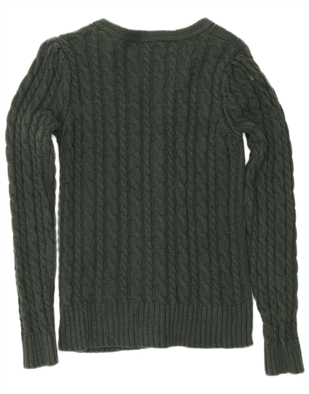 Sweter damski Zara Cardigan UK 12 Średni zielony bawełniany