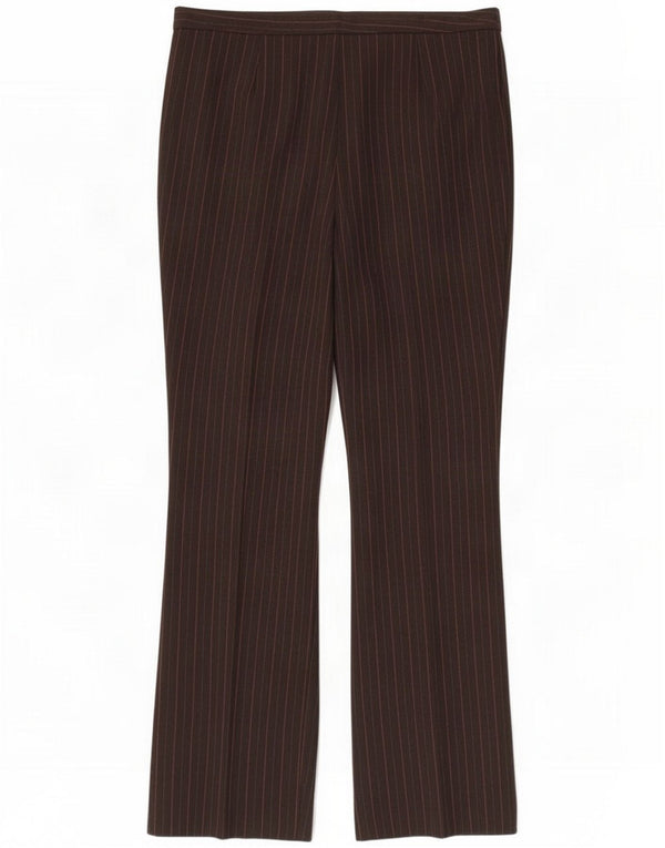Damskie spodnie codzienne Marks & Spencer UK 18 XL W36 L31 Brązowe paski