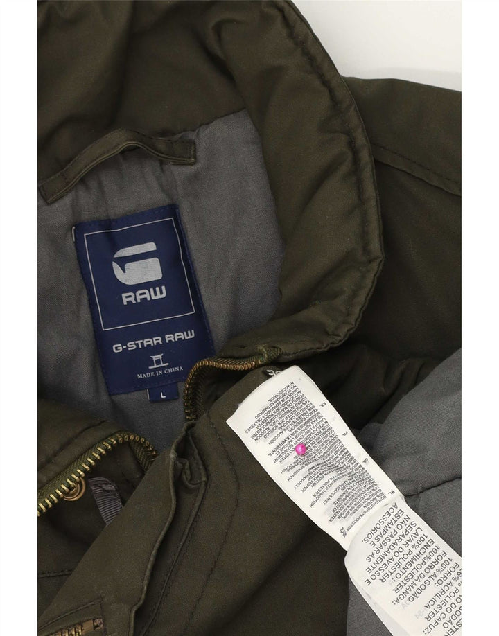 Męska kurtka użytkowa G-Star UK 40, duża, khaki, poliester