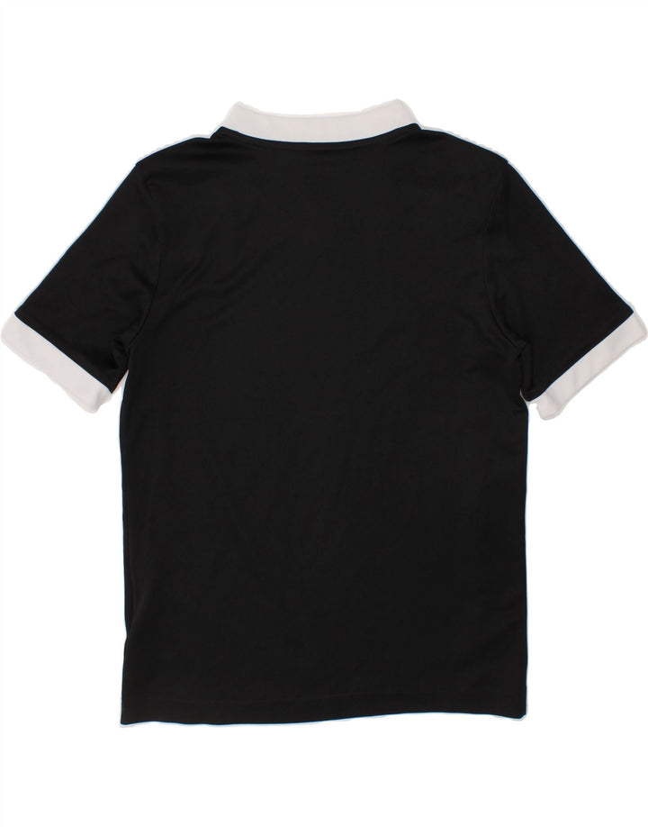 ADIDAS Girls Climalite T-Shirt Top 9-10 Years Medium  Black Polyester Vintage Adidas and Second-Hand Adidas from Messina Hembry 