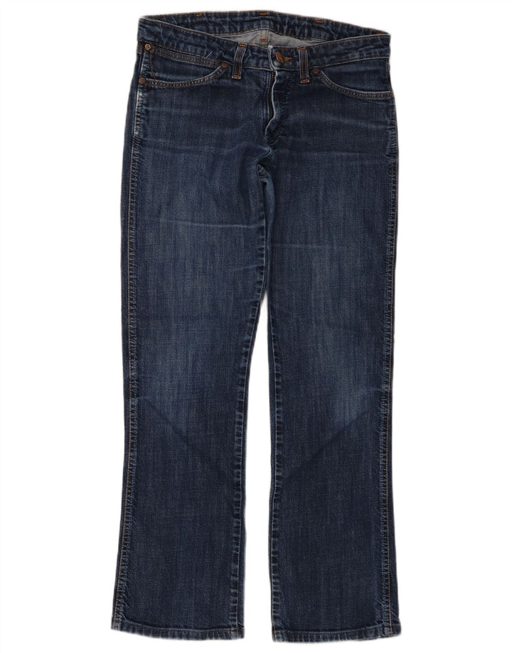 Damskie jeansy WRANGLER Iris Straight W29 L28 Niebieskie, bawełniane