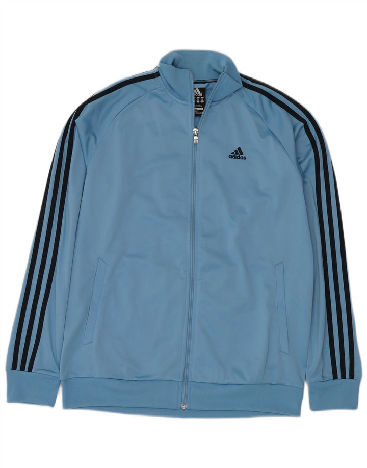 Chłopięca kurtka dresowa ADIDAS Clima 365 15-16 lat, niebieska, poliester