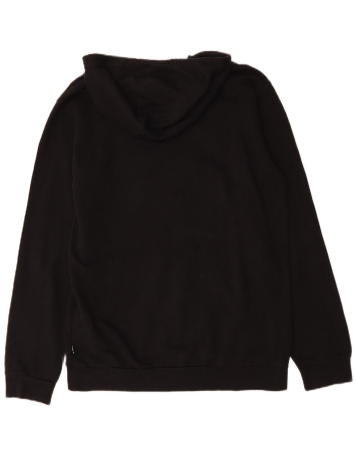 Męska bluza z kapturem Adidas Graphic, średnia czarna, bawełniana
