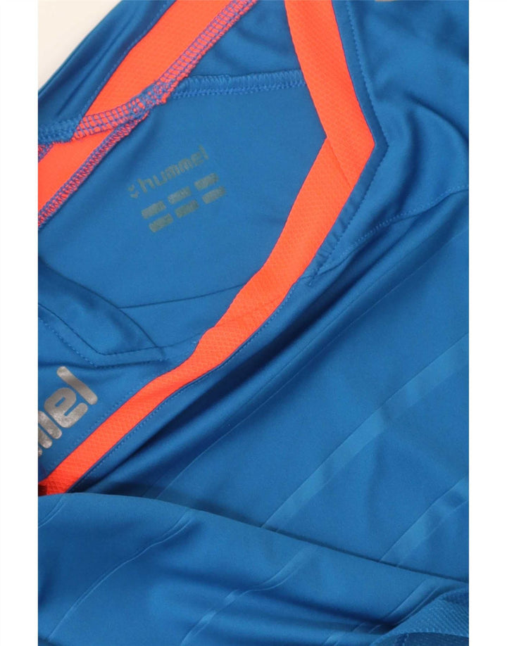 Męski T-shirt z grafiką Hummel, duży, w niebieskie paski