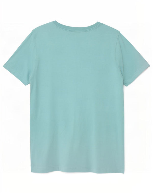 Chłopięcy T-shirt z grafiką Tommy Hilfiger, 8-9 lat, średni niebieski, bawełniany