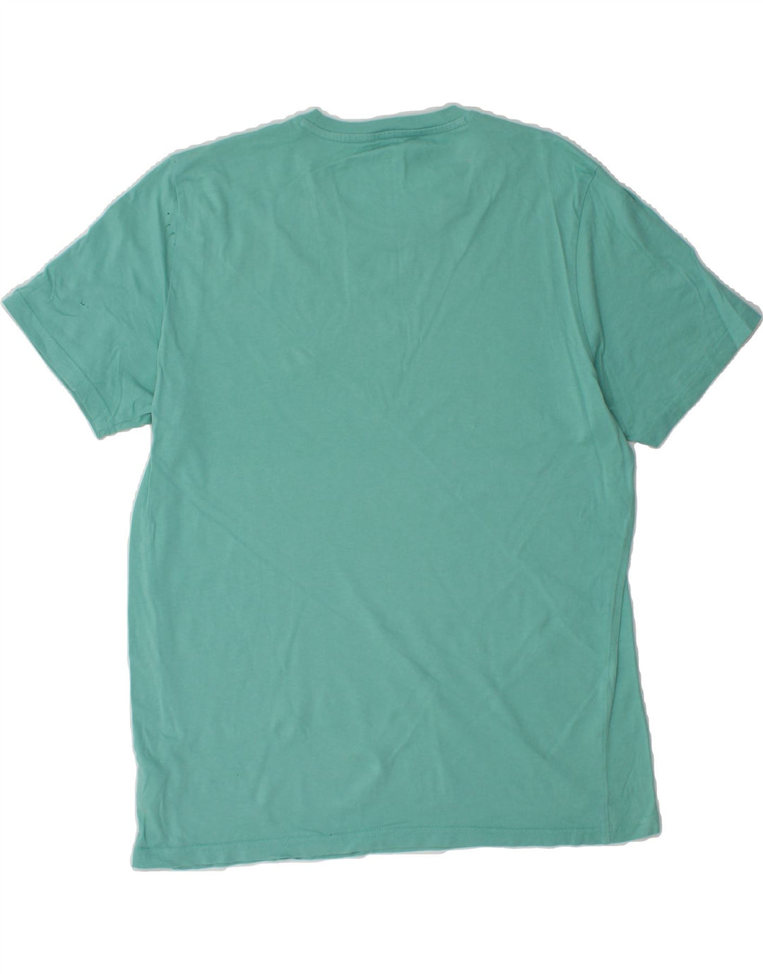 LEE Mens Regular Fit T-Shirt Top Large Turquoise Cotton Vintage Lee and Second-Hand Lee from Messina Hembry 