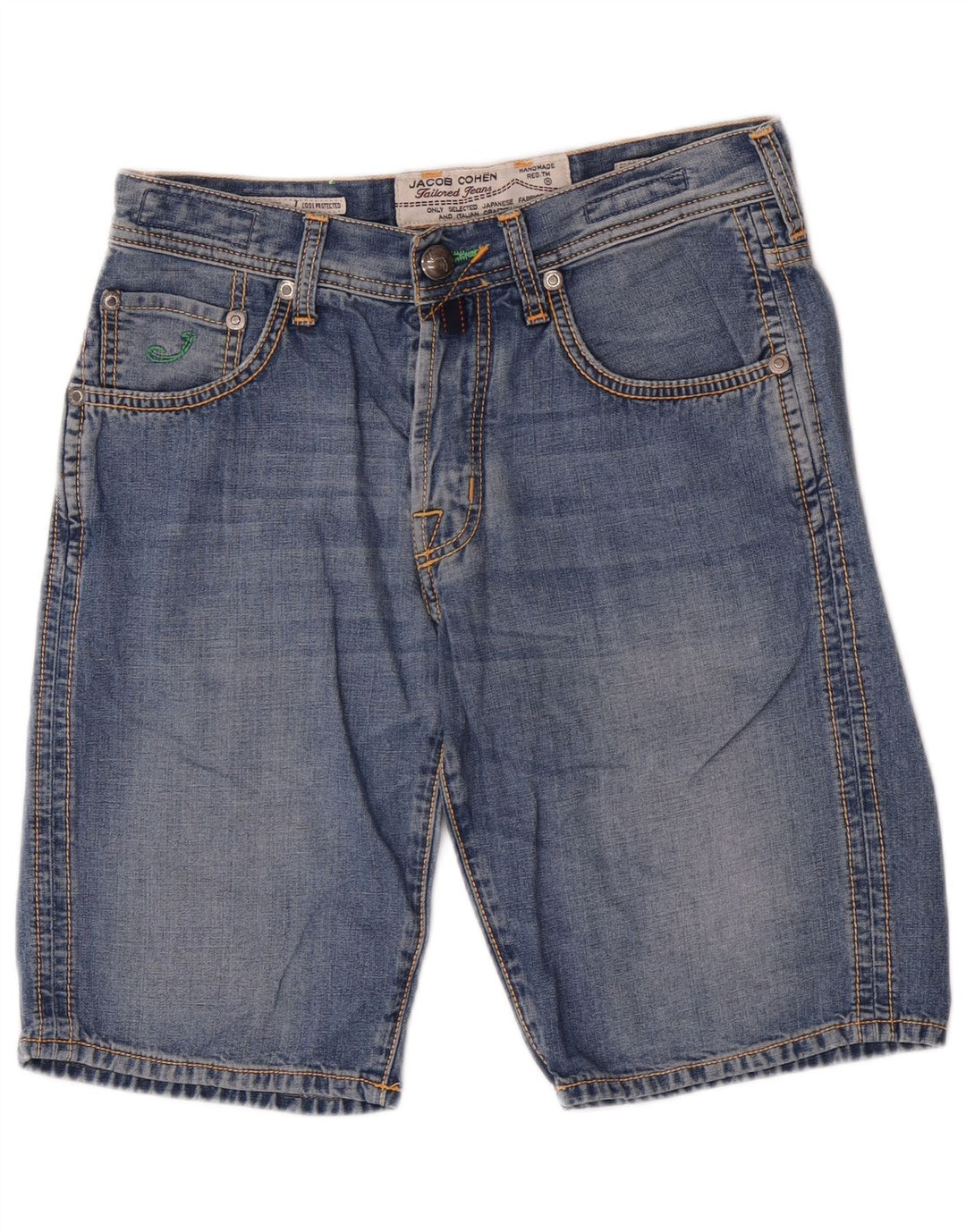Męskie spodenki jeansowe Jack & Jones W32, średnioniebieskie, bawełniane