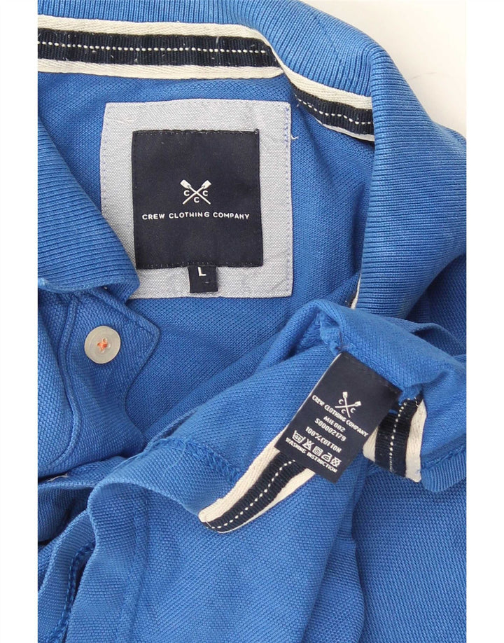 Męska koszulka polo Crew Clothing, duża, niebieska, bawełniana