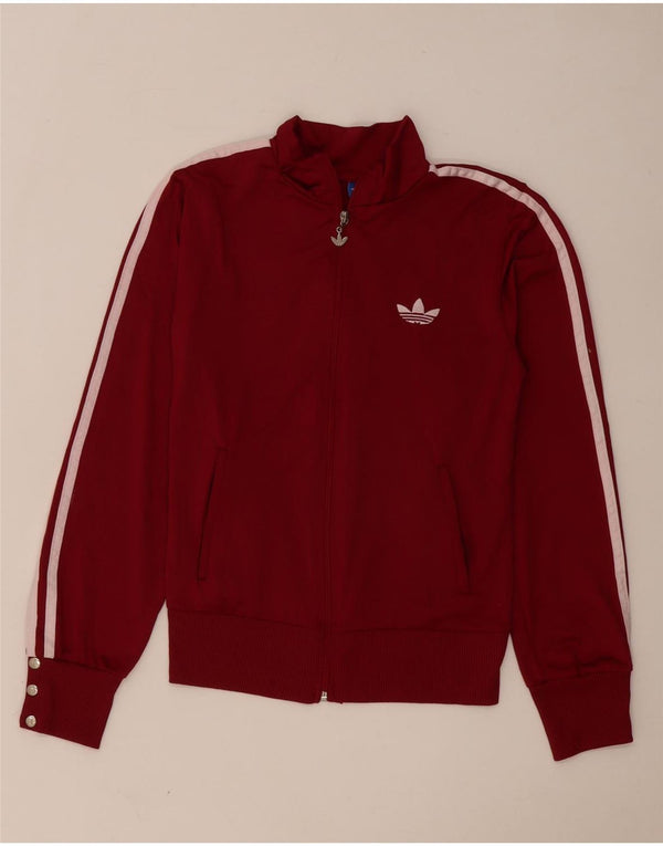 Chłopięca bluza dresowa Adidas z grafiką, 11-12 lat XL, bordowa bawełna