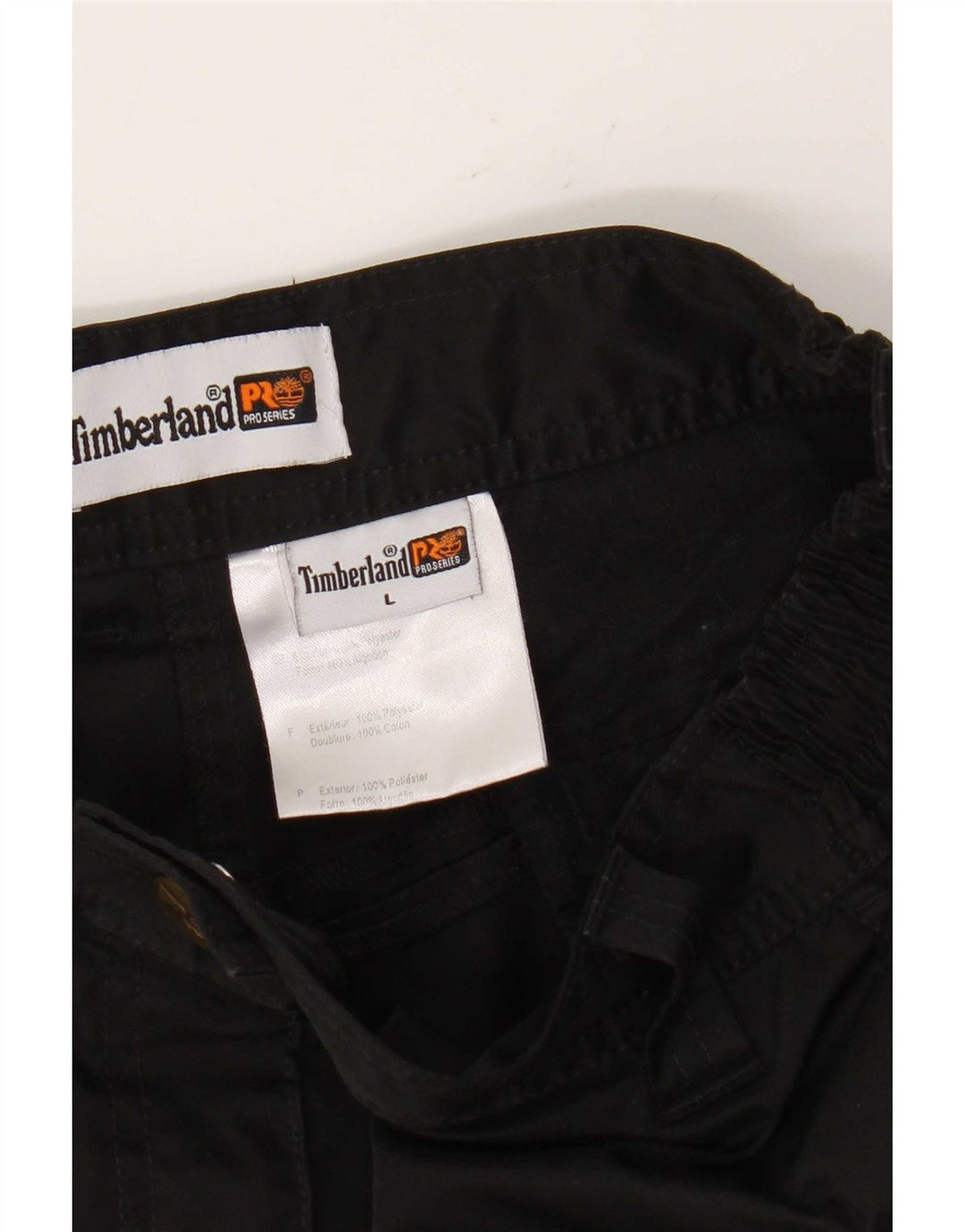 Męskie proste spodnie cargo Timberland, duże W36 L28, czarny poliester