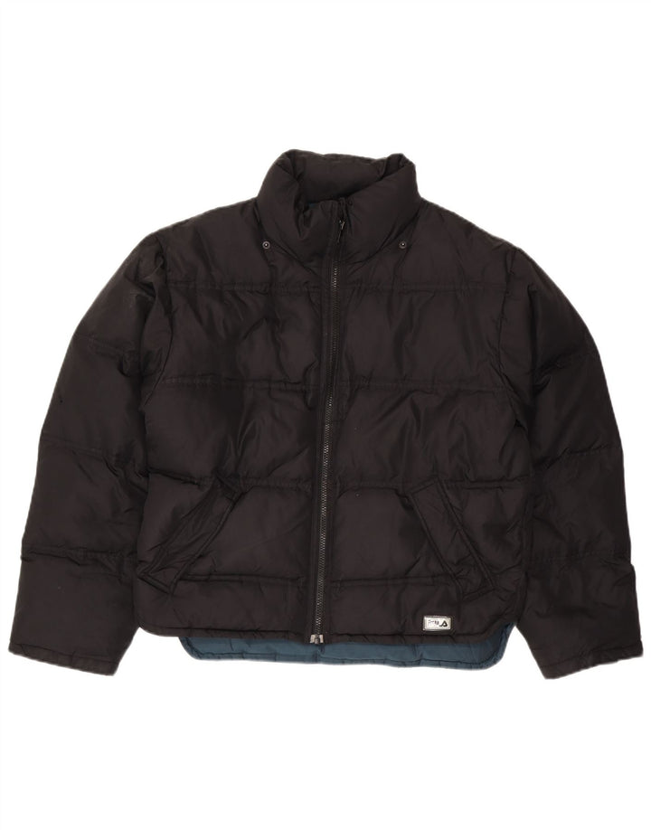 Damska ocieplana kurtka FILA IT 42 Średni czarny nylon