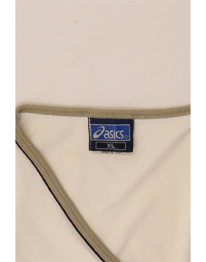 Damska sukienka tenisowa ASICS UK 18 XL, beżowa, bawełniana z blokami kolorów