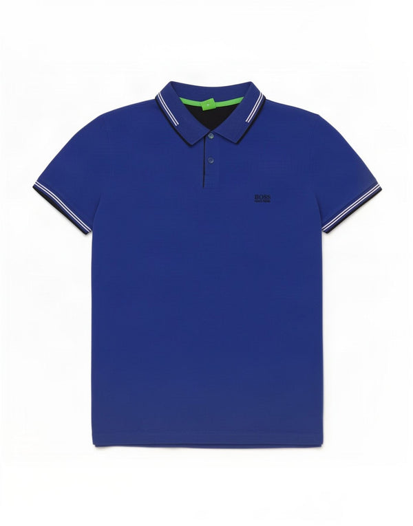 Męska koszulka polo Slim Fit Hugo Boss XL, niebieska, bawełniana
