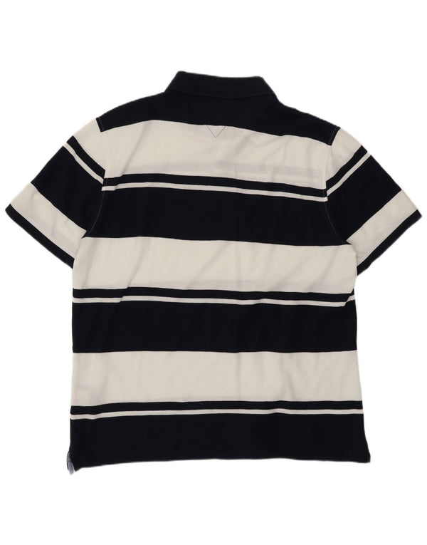 Męska koszulka polo Tommy Hilfiger XL, bawełniana w granatowe paski