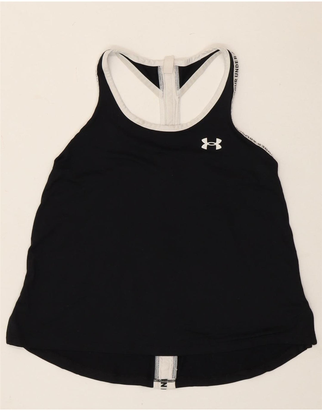 Damska kamizelka z grafiką Under Armour UK 12, średni czarny poliester