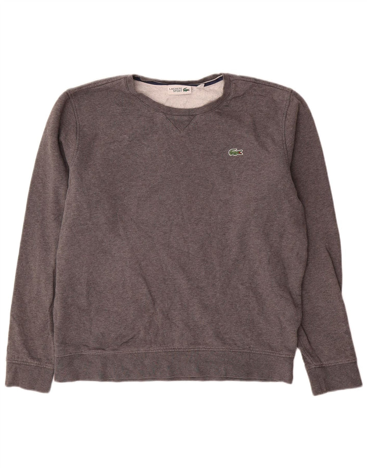Męska bluza Lacoste, rozmiar 5, duża, szara bawełna