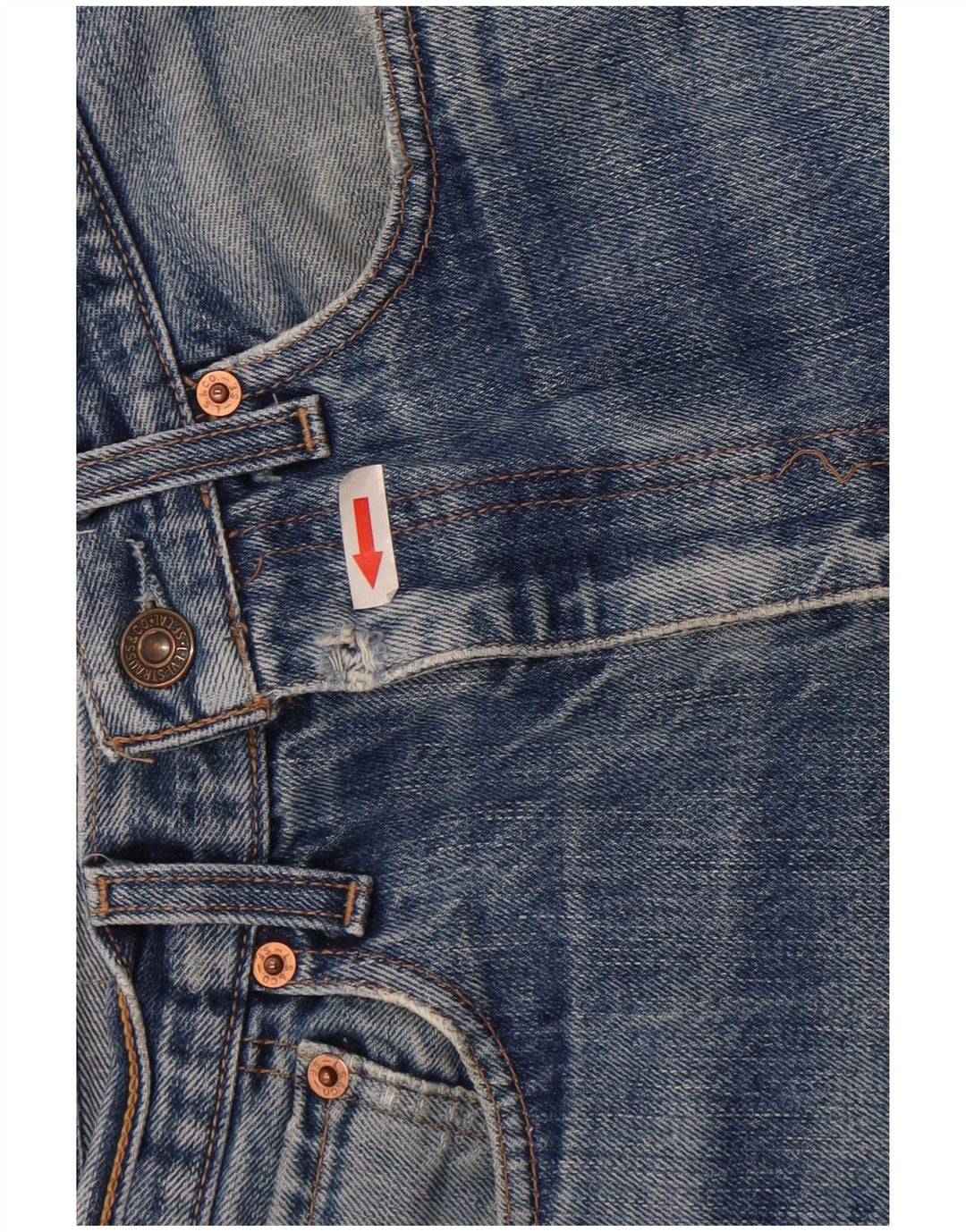 Męskie proste dżinsy Levi's W30 L30 Niebieskie