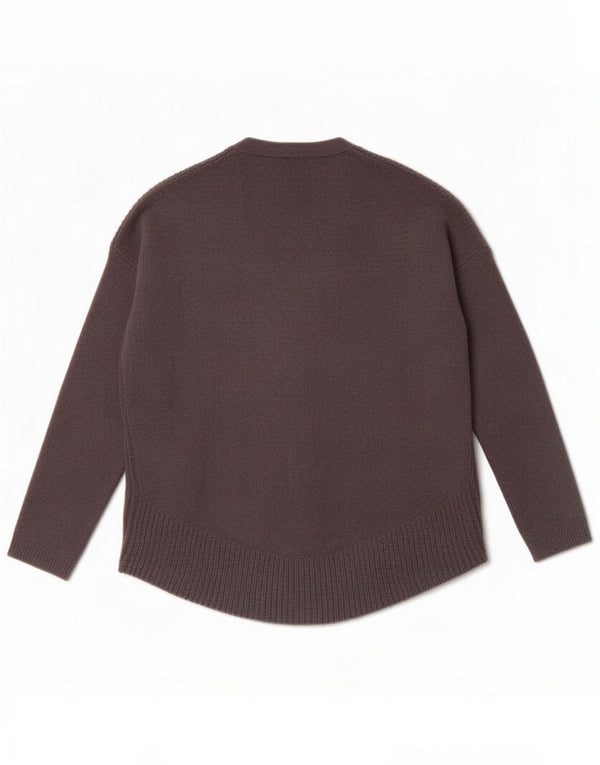 Damski sweter oversize Massimo Dutti UK 10 Small Grey Wool