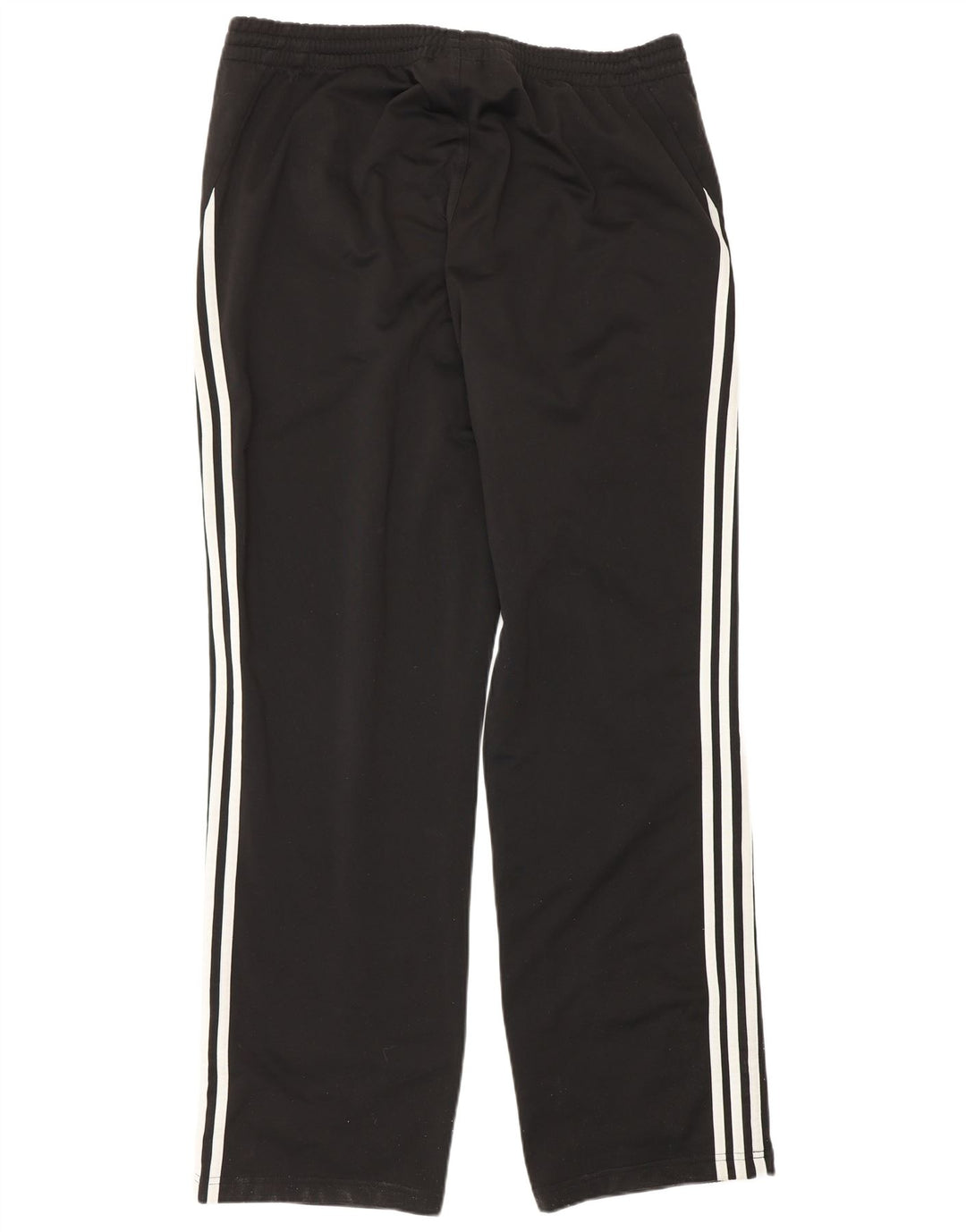 Męskie spodnie dresowe Adidas, duże, czarne, poliestrowe