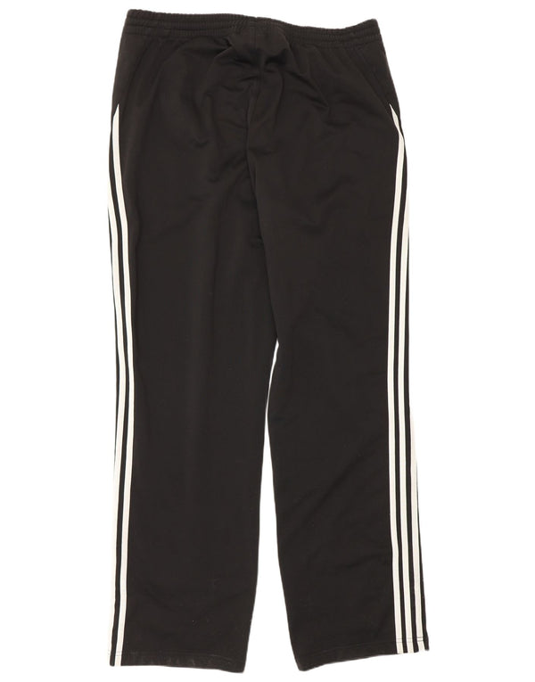 Męskie spodnie dresowe Adidas, duże, czarne, poliestrowe