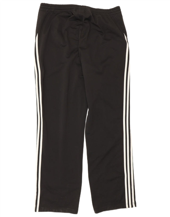 Męskie spodnie dresowe Adidas, duże, czarne, poliestrowe