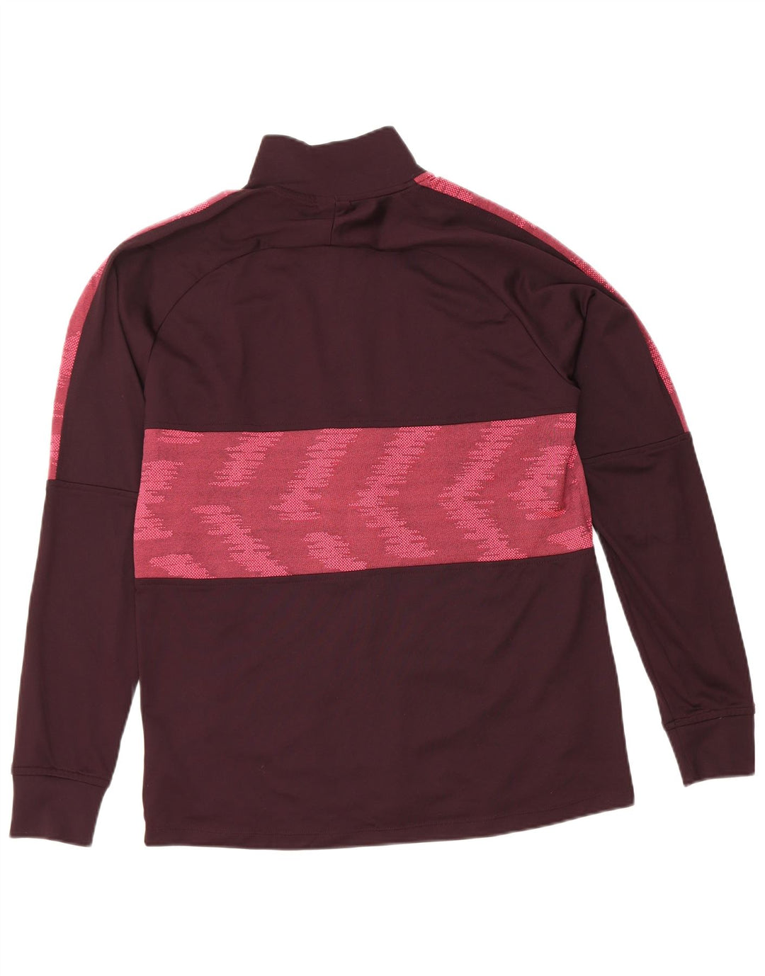 Męska kurtka dresowa Nike Dri Fit, średni bordowy, geometryczny poliester