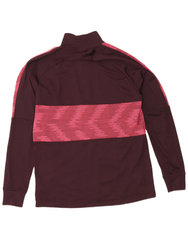 Męska kurtka dresowa Nike Dri Fit, średni bordowy, geometryczny poliester