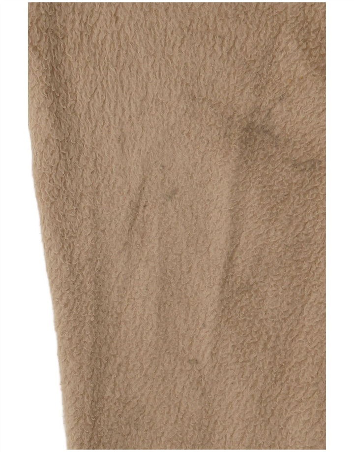 Męska kurtka polarowa FILA UK 36, mały beżowy poliester z blokami kolorów