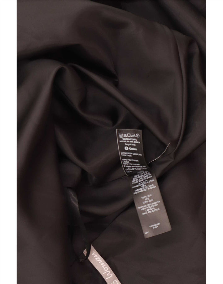 Marks & Spencer Damska spódnica ołówkowa UK 14 Large W32 Czarny poliester