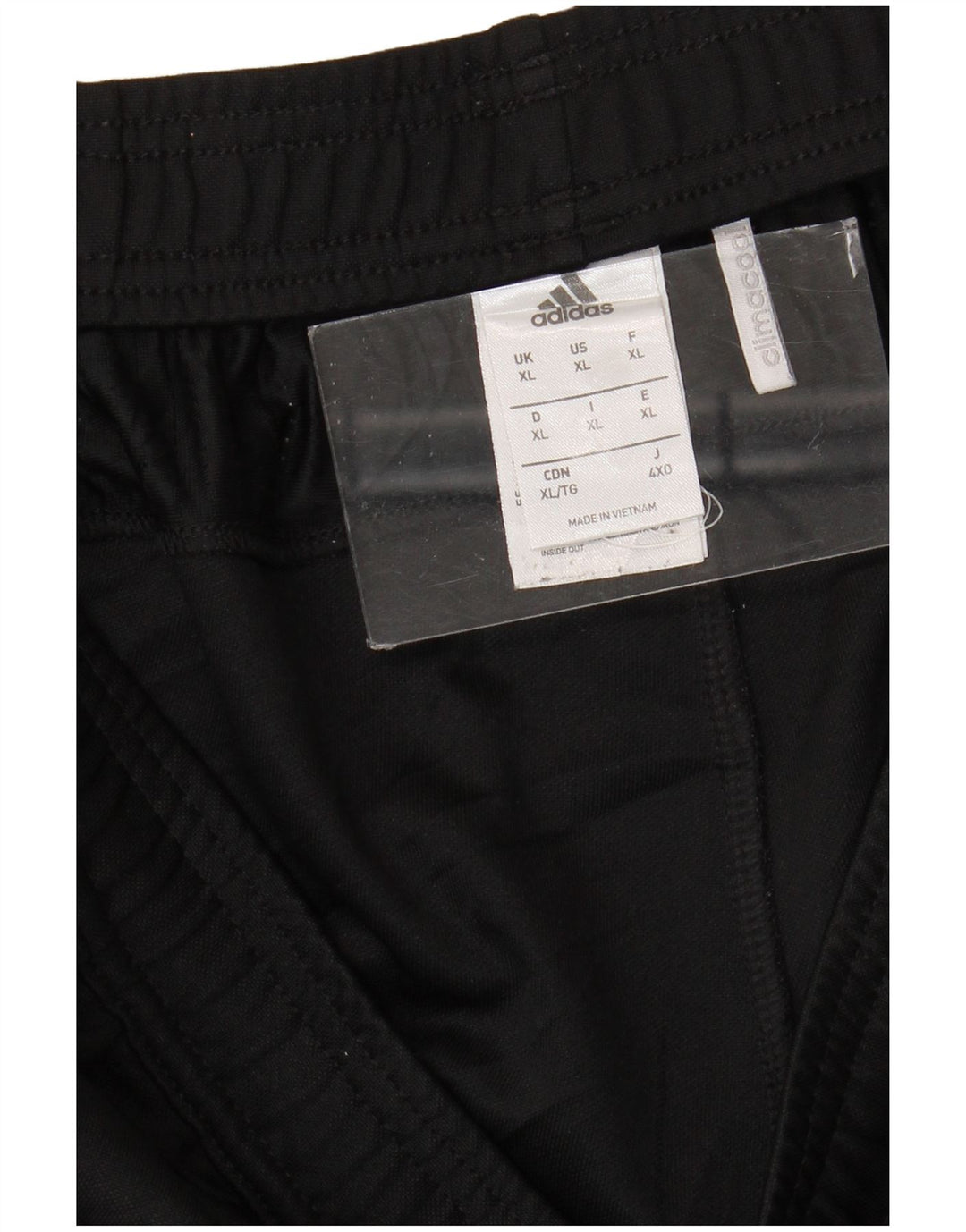 Męskie spodnie dresowe Adidas Climacool XL, czarne, poliestrowe
