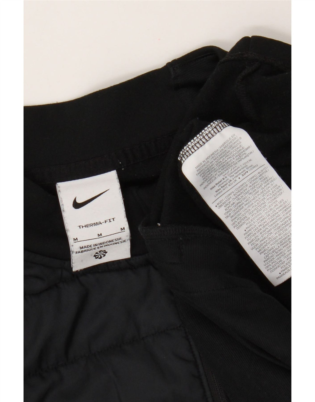 Męski dres Nike Therma-Fit z pulowerem, kolor średnio czarny