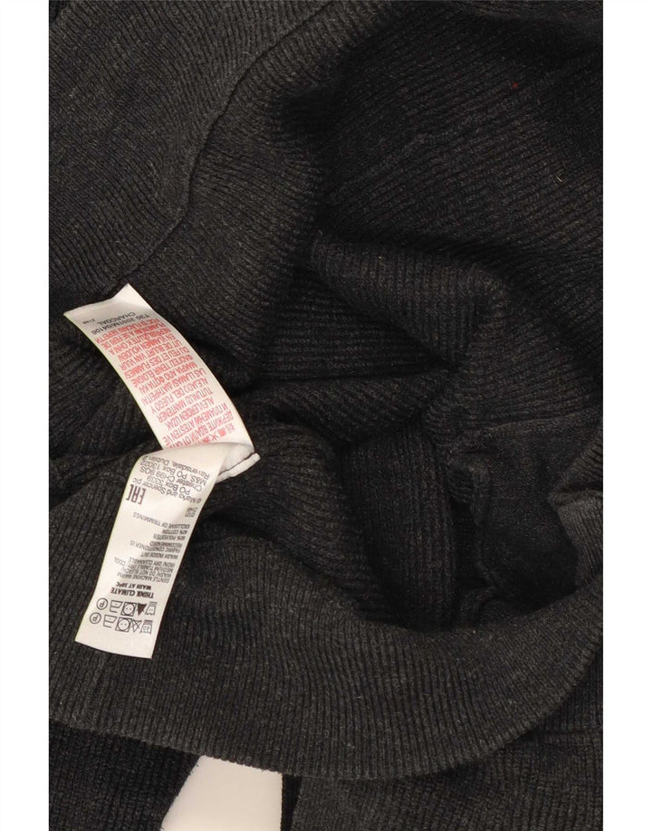 Marks & Spencer Męski sweter rozpinany, duży, szary, poliester
