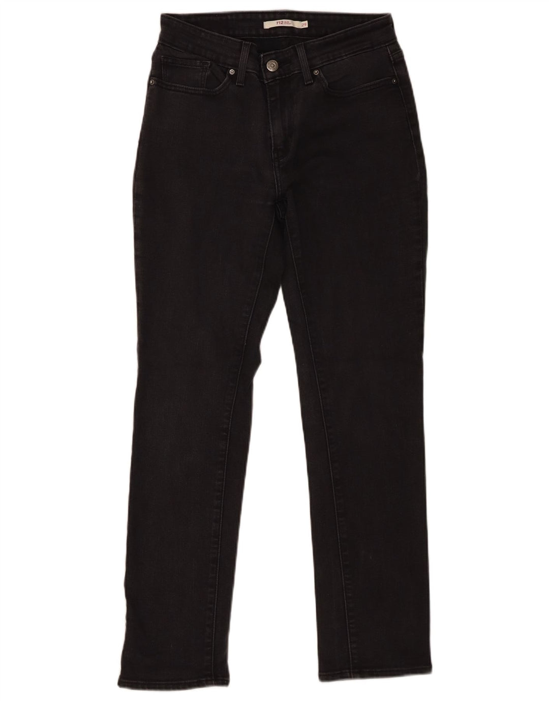 Damskie jeansy Levi's 712 Slim W29 L30 Szara bawełna
